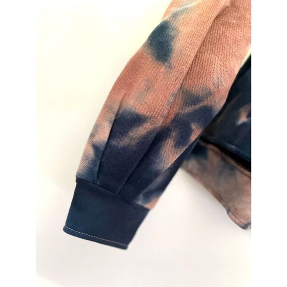 Natural Life Boho Cropped Jacket Size XS-Small Tie Dye Raw Hem NEW with tag - Picture 8 of 16